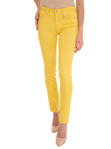 MAGNETIC 5 pocket jeans Yellow Liu Jo Woman