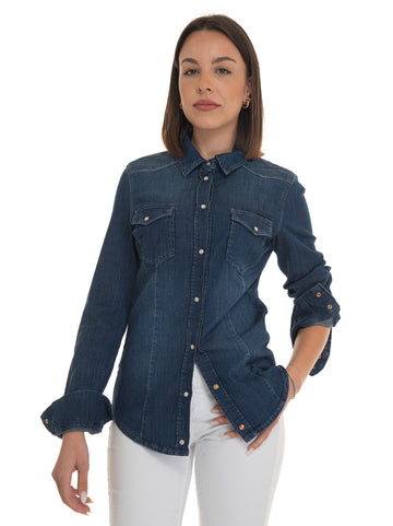 Camicia da donna in jeans Denim scuro Liu Jo Donna