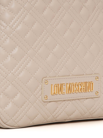 Love Moschino Woman Ivory Backpack