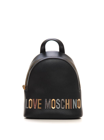 Black Backpack Love Moschino Woman