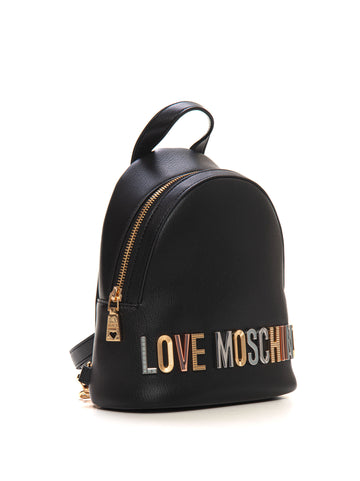 Black Backpack Love Moschino Woman