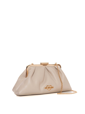Small Ivory Bag Love Moschino Woman