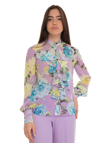 Multicolor women's soft shirt Luckylu Donna