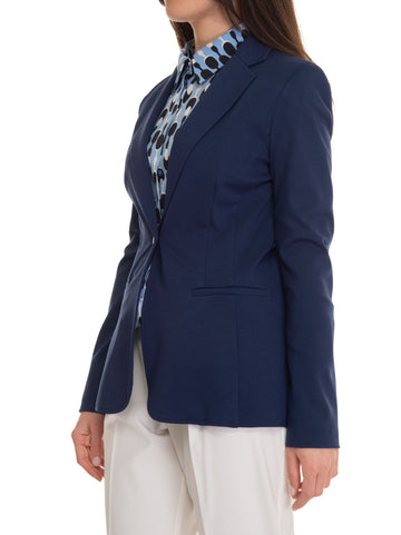 Allegra 1 button jacket Blue Pennyblack Woman