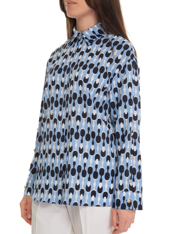 Ettore Azzurro Pennyblack women's soft shirt