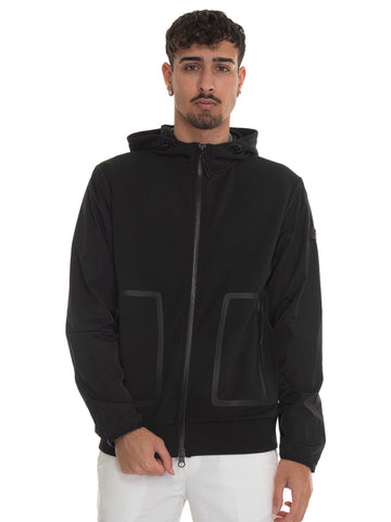 KNOBNCBMAT hooded jacket Black Peuterey Man