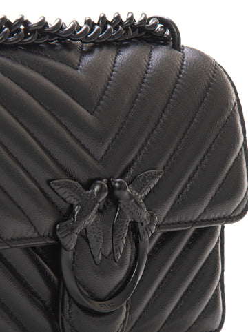 Love one-mini small rectangular bag Black Pinko Woman
