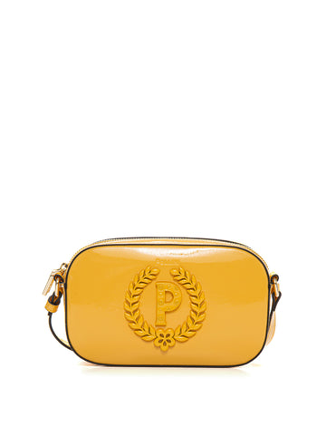 Small camera bag with shoulder strap Yellow Pollini Woman