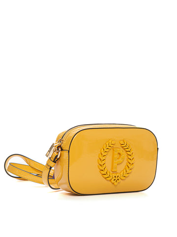 Small camera bag with shoulder strap Yellow Pollini Woman