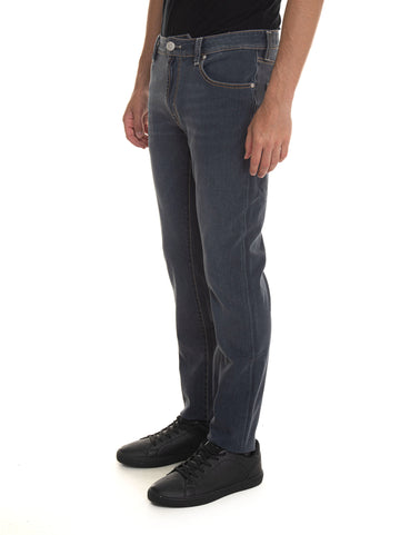 5 pocket jeans LEONARDOZIP Gray denim Tramarossa Men