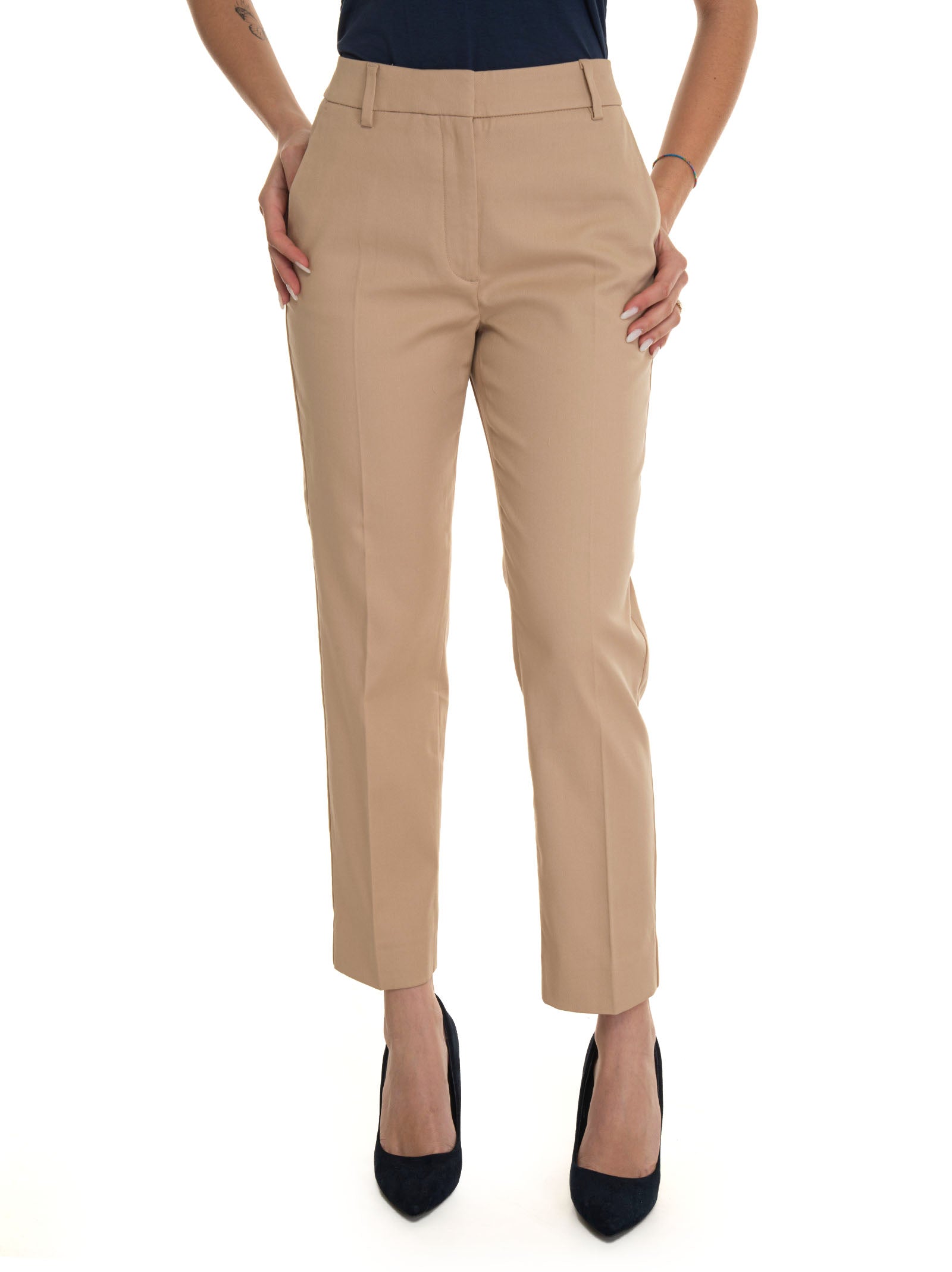 New York Vite Beige Weekend Max Mara Woman model trousers - Scaglione Ischia