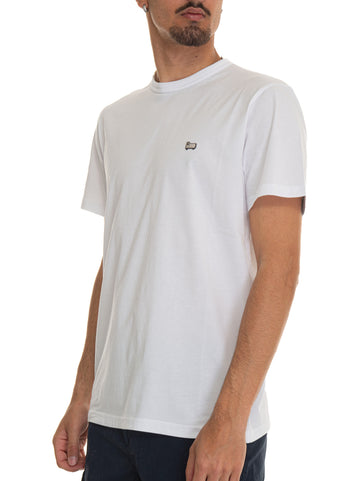 T-shirt girocollo mezza manica SHEEP TEE Bianco Woolrich Uomo