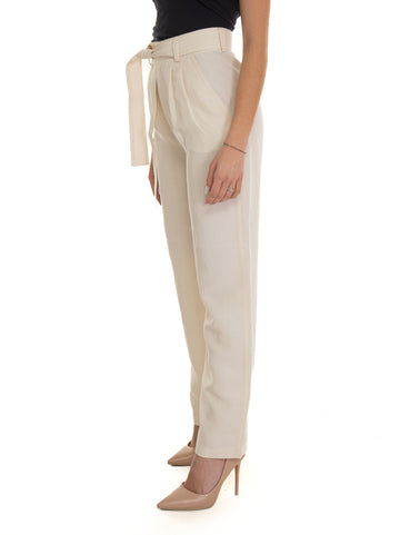 Woolrich Women's White Soft Trousers