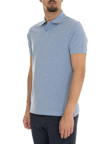 Polo mezza manica Celeste Barbour Uomo