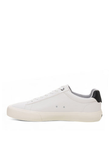 AIDEN Lace-Up Sneakers White-Black BOSS Men