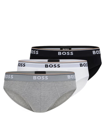 Set 3 Slip BRIEF-3P-POWER Multicolor BOSS Uomo