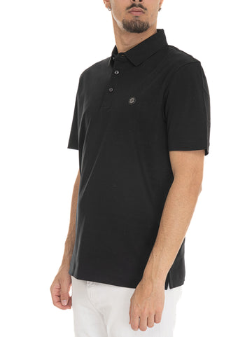 Polo manica corta  C-PARRIS01 Nero BOSS Uomo