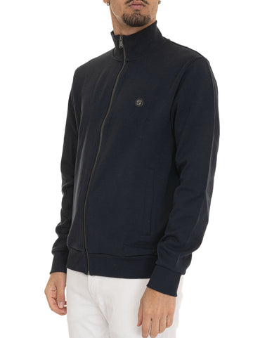 Felpa  C-SIZA01 Blu BOSS Uomo