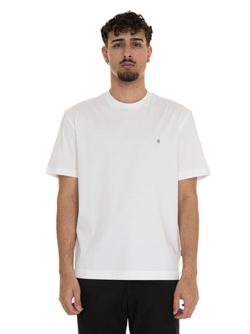T-shirt manica corta C-TAUT01 Bianco BOSS Uomo