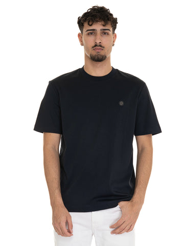 T-shirt manica corta C-TAUT01 Blu BOSS Uomo
