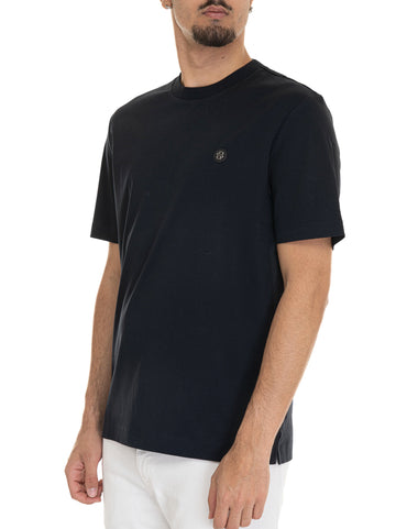 T-shirt manica corta C-TAUT01 Blu BOSS Uomo