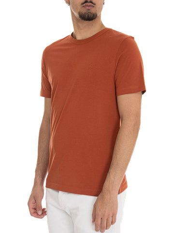 T-shirt girocollo mezza manica C-THOMPSON222 Ruggine BOSS Uomo