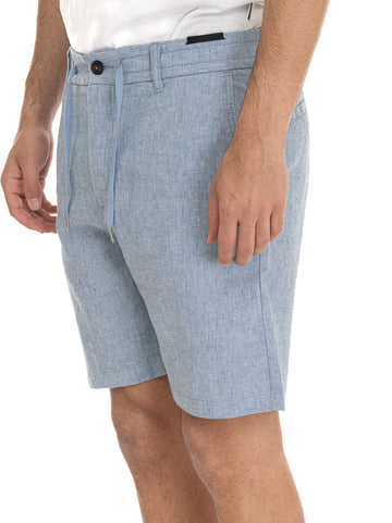 Bermuda CHINO-TAPERED-DS- Azzurro BOSS Uomo
