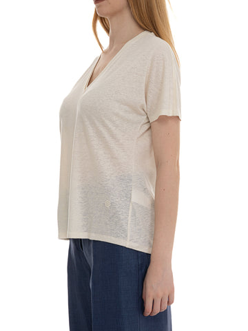 T-shirt Eylina Beige BOSS Donna