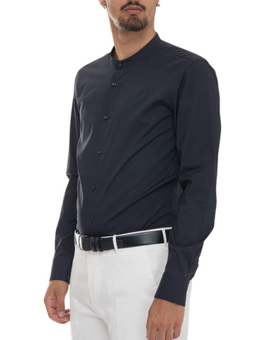 Casual Shirt H-HANK-S-STANDUP Blue BOSS Men