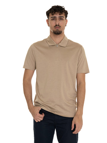 Polo mezza manica  H-PARAS50 Beige BOSS Uomo