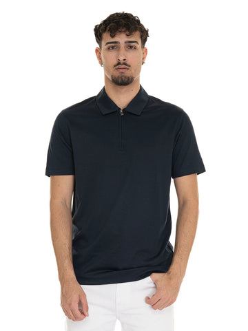 Polo mezza manica  H-PARAS50 Blu BOSS Uomo