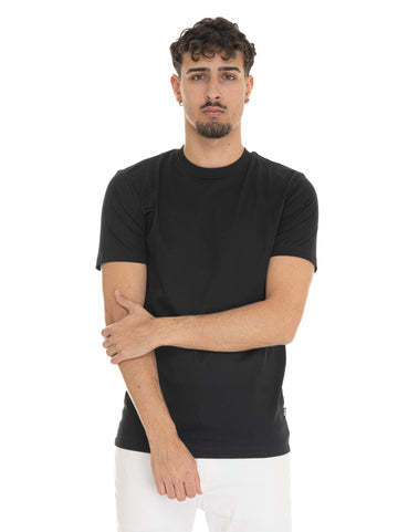 T-shirt girocollo mezza manica  H-TESSLER17 Nero BOSS Uomo