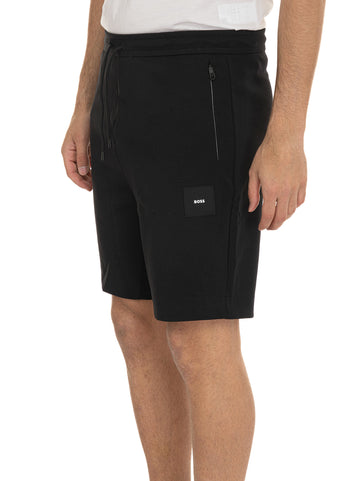 HEADLO-RIB Tracksuit Shorts Black BOSS Men