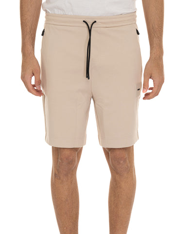 HEADLO-RIB Tracksuit Shorts Beige BOSS Men