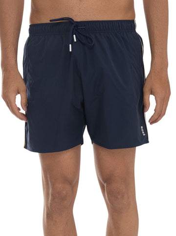 ICONIC Blue BOSS Men's Swim Boxer