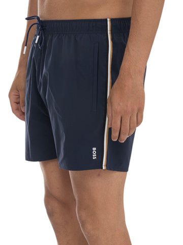 ICONIC Blue BOSS Men's Swim Boxer