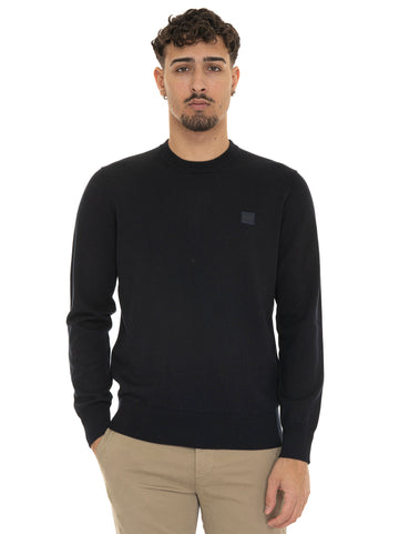 Maglia girocollo  KANOVANO Blu BOSS Uomo