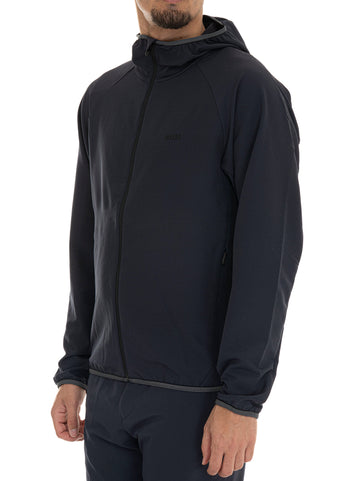 Giubbino con cappuccio  L-COMMUTER Blu BOSS Uomo