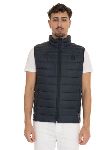 BOSS Men's ODENO2 Blue Vest