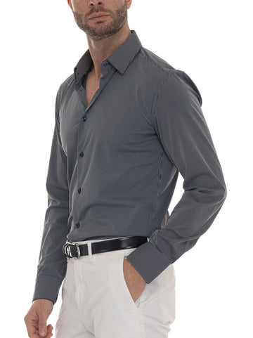 Camicia classica da uomo P-HANK-S-KENT Blu BOSS Uomo