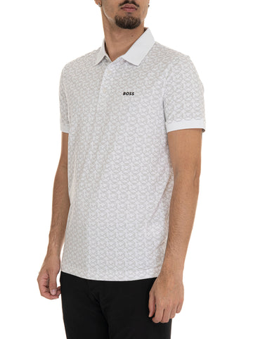 Polo manica corta Bianco BOSS Uomo