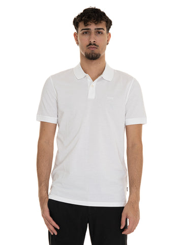 Polo manica corta PALLAS Bianco BOSS Uomo