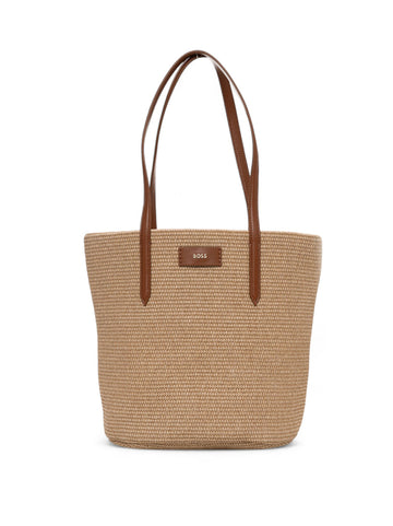 Borsa a secchiello Palmah Beige BOSS Donna