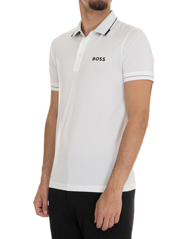 Polo manica corta  PAUL-PRO Bianco BOSS Uomo