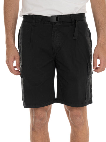 Bermuda SARIEL-SHORTS Nero BOSS Uomo