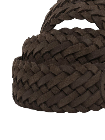 Cintura in camoscio SASH-SDW2 Marrone BOSS Uomo
