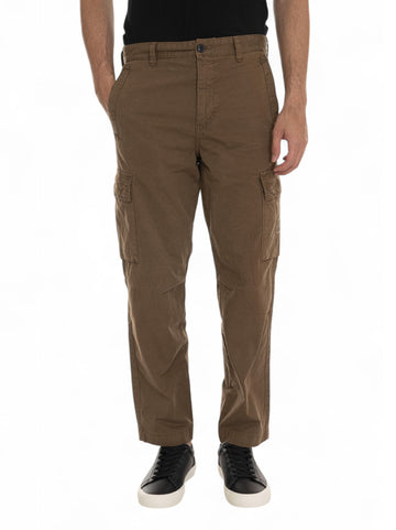 Pantalone cargo SISLA-8-CARGO Verde BOSS Uomo