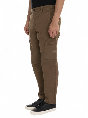 Pantalone cargo SISLA-8-CARGO Verde BOSS Uomo