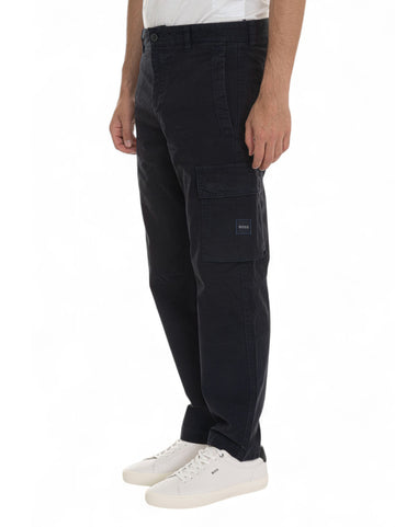 Pantalone cargo SISLA-8-CARGO Blu BOSS Uomo