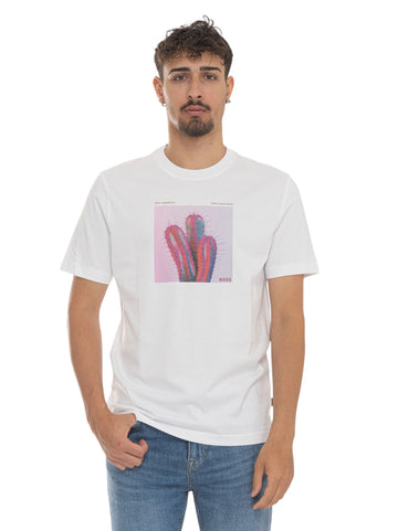 BOSS Men's White T-Shirt